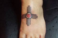 albuquerque tattoo foot